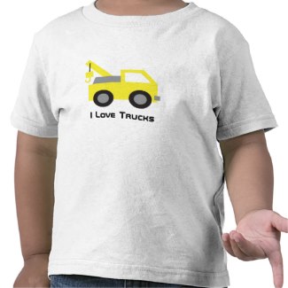 Yellow Truck Vehicle Kids Clothes
