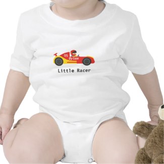 Little Racer in Sports Car Baby Boy Clothes