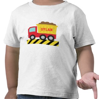 Red Dump Truck Kids Clothes