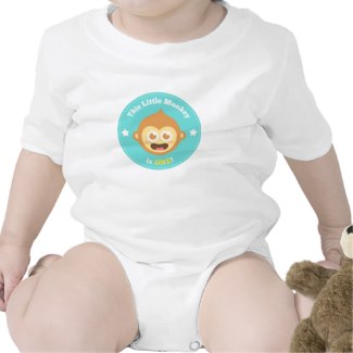 This Little Monkey is One Baby Clothes