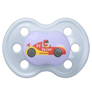 Race Car Baby Pacifier