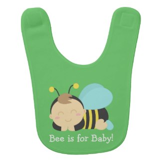 Bee is for Baby Boy Baby Bib