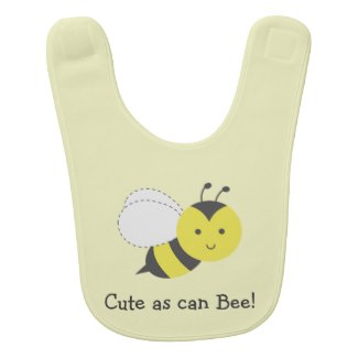 Cute Bumble Bee Baby Bib
