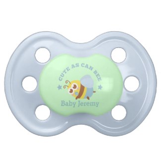 Cute as can Bee Baby Pacifier
